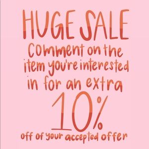 MAKE AN OFFER FOR AN ADDITIONAL 10% OFF